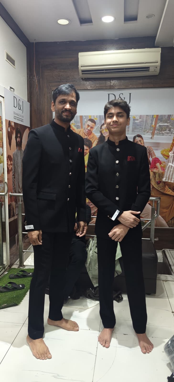 Matching black bandhgalas